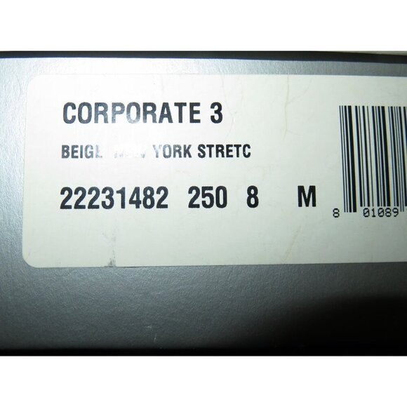 Liz Claiborne Beige Corporate 3 New York Stretch square Toe Sculpted Heel Pumps - Picture 11 of 11